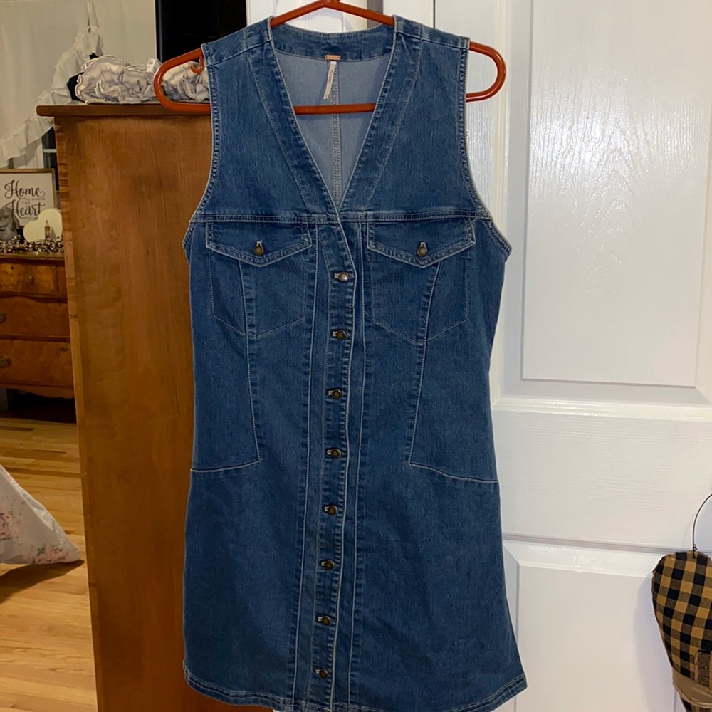 Free people denim dress
